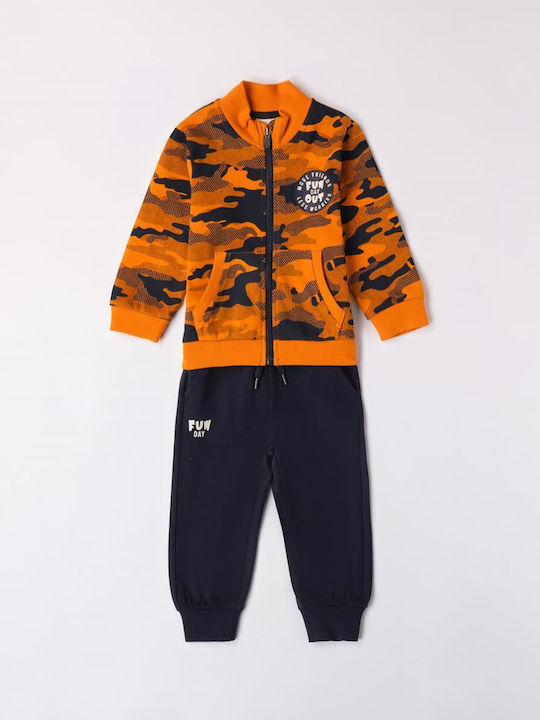 iDO Kids Sweatpants Set Orange 2pcs