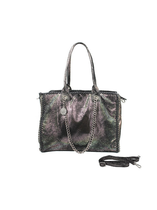 Dudlin Damen Tasche Schulter Schwarz