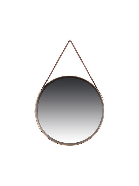 Fylliana Round Wall Mirror Gray 51.5cm