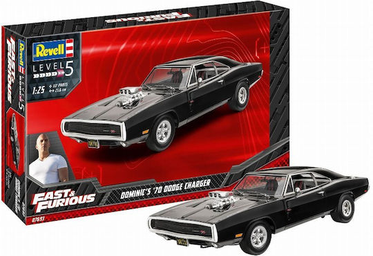 Revell Fast Φιγούρα Μοντελισμού Μαύρη σε Κλίμακα 1:25 με Κόλλα και Χρώματα