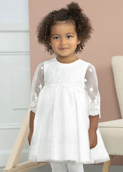 Abel & Lula Beige Baptism Dress