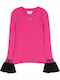 Kids' Shirt Long Sleeve Fuchsia