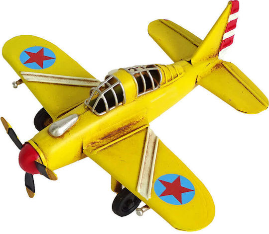 Avion Decorativ Antic Metalic