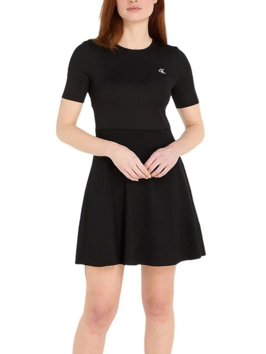 Calvin Klein Mini Φόρεμα Μαύρο