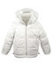 Kids' Quilted Jacket Short with Hood White