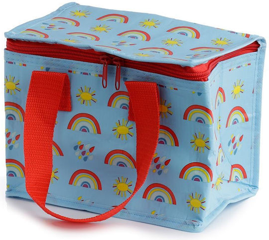 Puckator School Insulated Hand Lunch Bag 3.5lt Light Blue 15 x 13 x 20.5cm