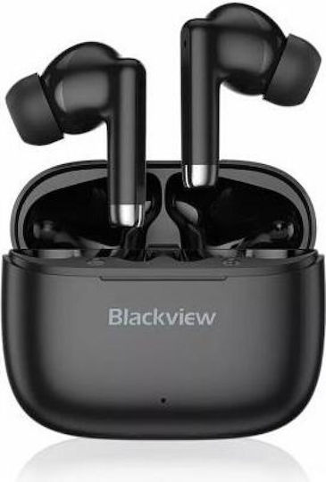 BlackView AirBuds 4 Bluetooth Handsfree Ακουστικά με Αντοχή στον Ιδρώτα και Θήκη Φόρτισης Μαύρα