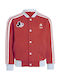 Kids' Sports Jacket Short with Hood Red Lk