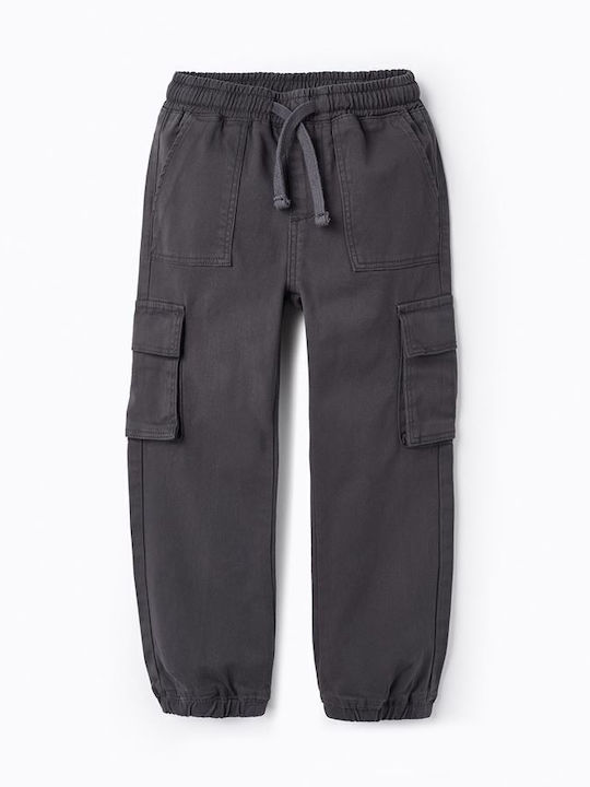 Zippy Pantaloni cargo copii Gri