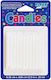 Creative Converting Birthday Candle in White Color 24pcs 080010034