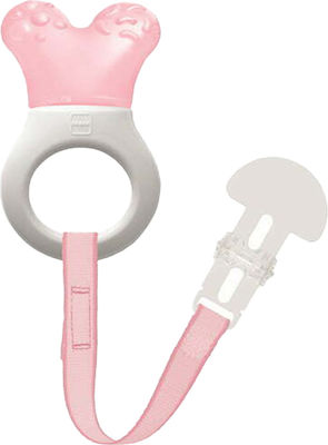 Mam Teether with Water BPA Free made of Silicone for 2 m+ Pink 1pcs