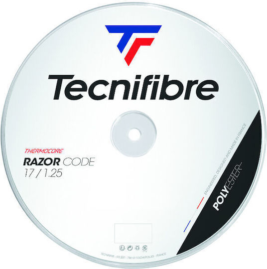 Tecnifibre Черна Тенис Връзка Син 200м, Ф1.30мм