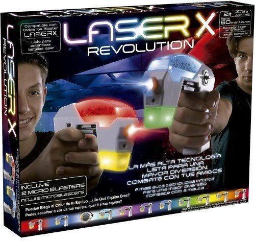 Giochi Preziosi Laser-X Revolution Micro Double Blasters Pistol pentru copii 60buc