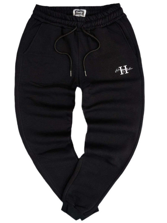 Henry Clothing Pantaloni pentru bărbați Negru