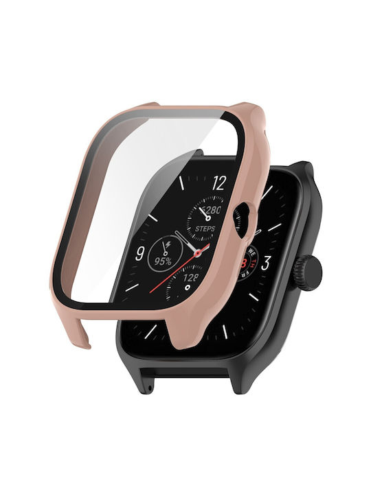 Пластмасов Калъф в Розов цвят за Amazfit GTS