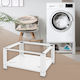 ML-Design 490007341 Suporturi de Mașină de Spălat din Metal 63x54εκ. 1buc