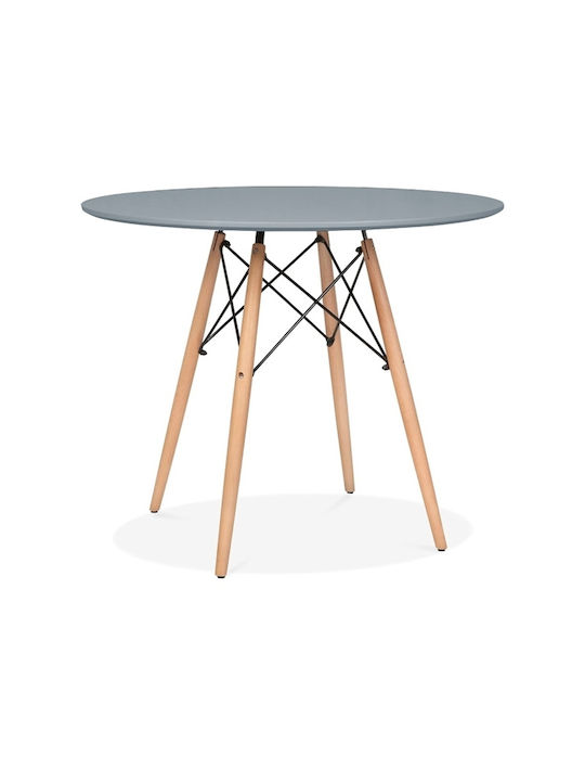 Lucas Table Kitchen Wooden Gray 70x70x73cm