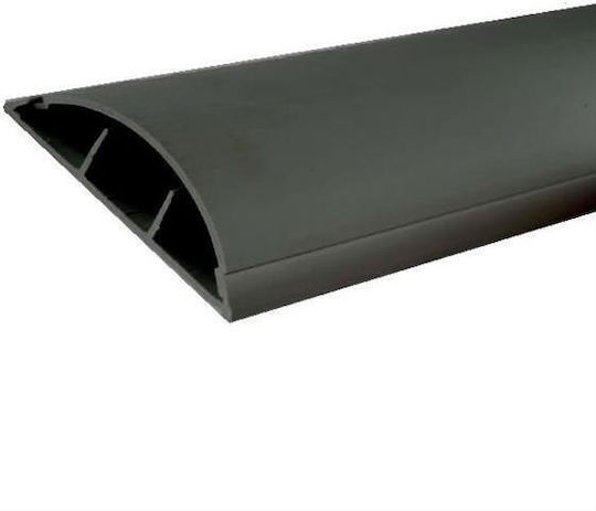 Dabler Canal de Cablu cu autocolant De podea din Plastic Gri 2m