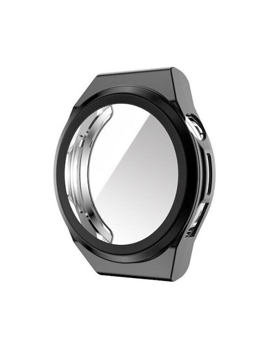 Electroplated Silikonhülle in Schwarz Farbe für das Huawei Watch GT 3 46mm