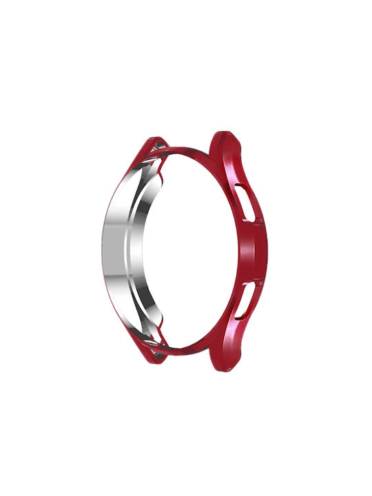 Protection Silicone Case in Red color for Huawei Watch 4Galaxy Watch 4 Classic 46mm