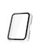 2 Pc+ Silicone Case with Glass in Transparent color for Huawei Watch Fit 2 / Fit 2 Active