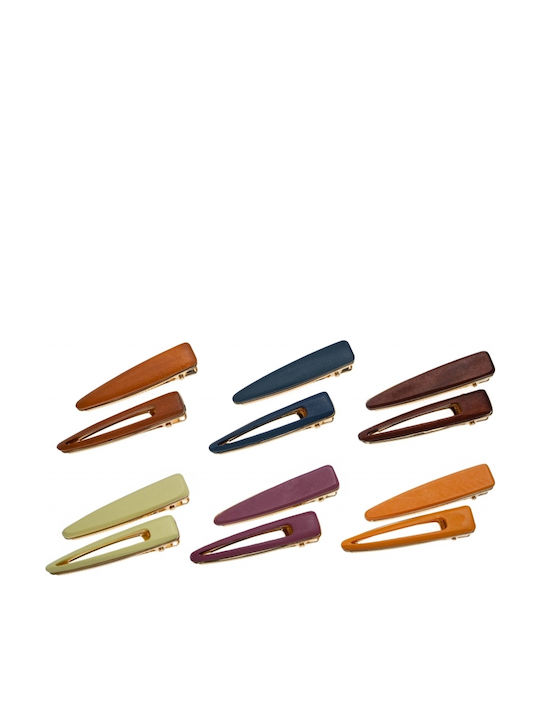 Ro-Ro Accessories Σετ Παιδικά Κοκαλάκια με Κλιπ σε Χρώμα 2τμχ