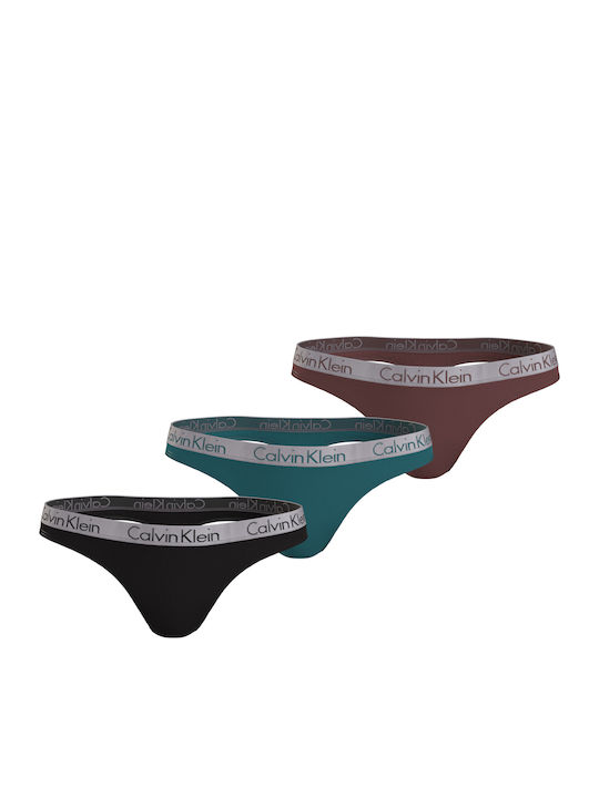 Calvin Klein Βαμβακερά Damen Zeichenfolge 3Pack
