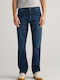 Herren Jeanshose Elastisch Blau
