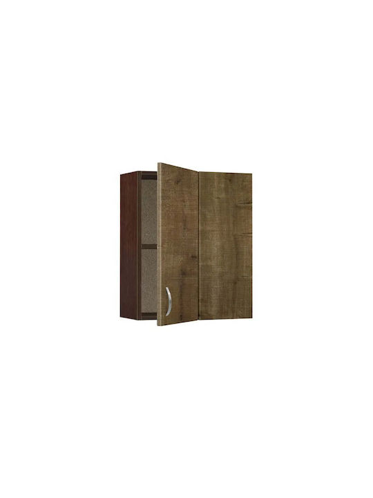 Wall Cabinet Brown L60xW30xH72cm