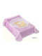 Belpla Blanket Spanish Nursery Swaddling Blankets Dralon 549 Velvet Lilac 80x110cm