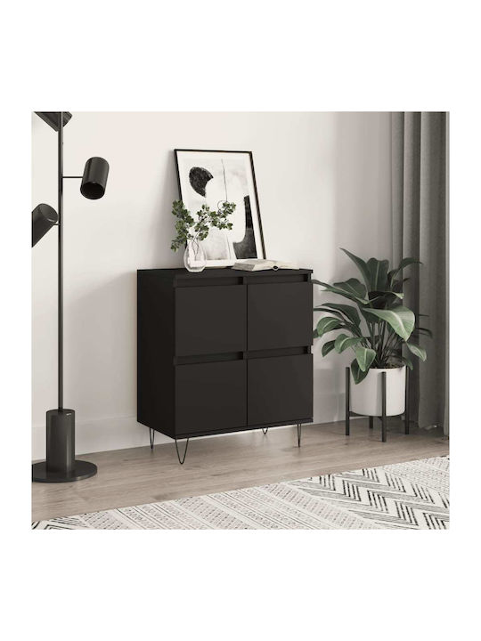 Wooden Buffet Black L60xW35xH70cm