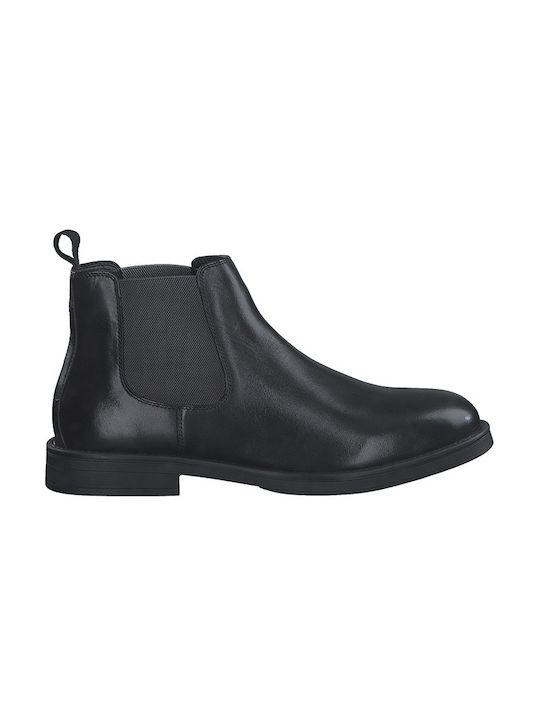 S.Oliver Men's Leather Boots Black