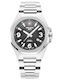 Swiss Alpine Military by Grovana Men's Watch 42mm Battery with Silver Metal Bracelet