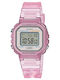 Casio Illuminator Damen Uhr mit Rosa Kautschukarmband