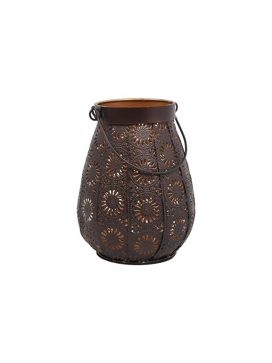 Fylliana Metallic Lantern Brown