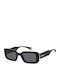 Polaroid Ochelari De Soare Pentru Femei Cu Ramă Neagră Din Plastic Și Lentile Gri PLD6208/S/X 807M9