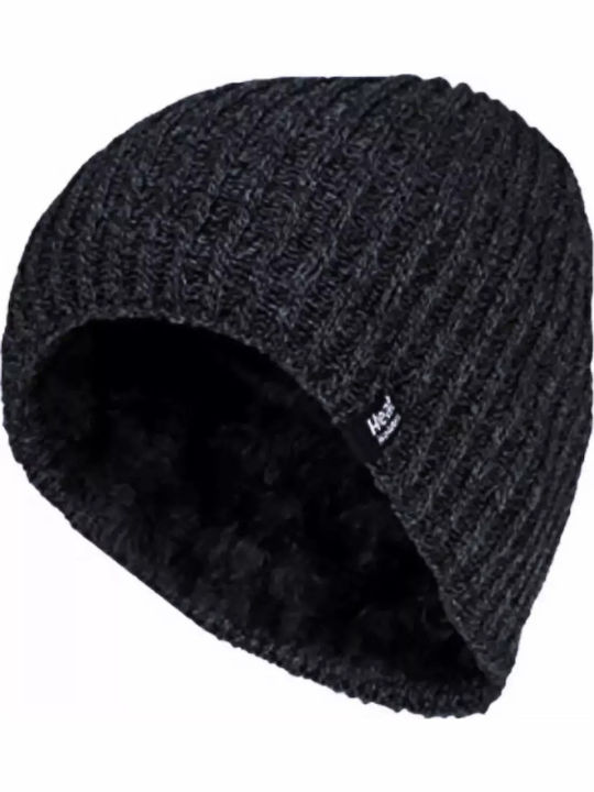 Beanie Ανδρικός Σκούφος Πλεκτός Dark Grey