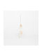 Hanging Figure Ornament Polyresin Ecru 3.5x9cm