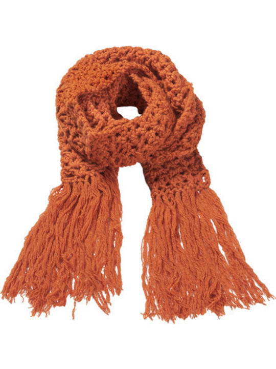 Philio Women's Knitted Scarf Orange