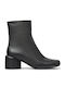 Camper Leather Women's Ankle Boots with Medium Heel Black