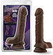 Blush Loverboy The DJ Realistic Dildo Inflatable with Scrotum with Suction Cup and Ejaculating Chocolate 23cm
