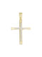 Alorado Herren Gold Kreuz 14K