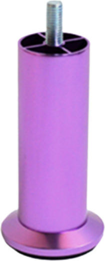 JGS S.A. Μεταλλικό Πόδι Επίπλου 12cm Μωβ AP-7065