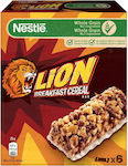 Nestle Lion Μπάρα Βρώμης με Σοκολάτα & Καραμέλα (6x25gr) 150gr