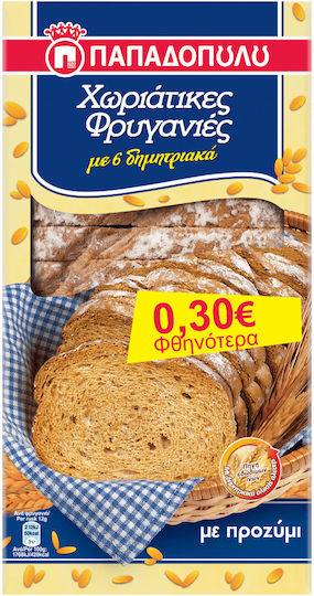 Papadopoulou Toasts Oat Rustic -0,30€ 240gr