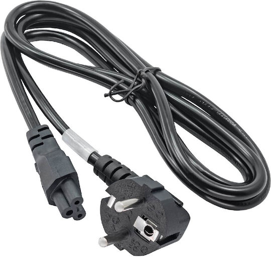 Jasper IEC C5 - Schuko Kabel 1.5m Schwarz