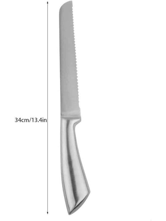 GTSA Μαχαίρι Ψωμιού από Ανοξείδωτο Ατσάλι 20cm 38-471