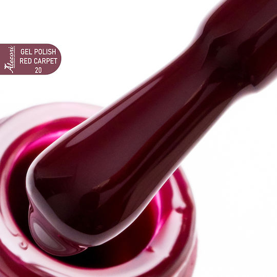 Alezori Halb-permanenter Nagellack red carrpet 20 15ml 1Stück