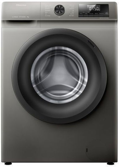 Hisense Waschmaschine 8kg 1400 Umdrehungen Invertermotor Gray WFQP8014EVMT