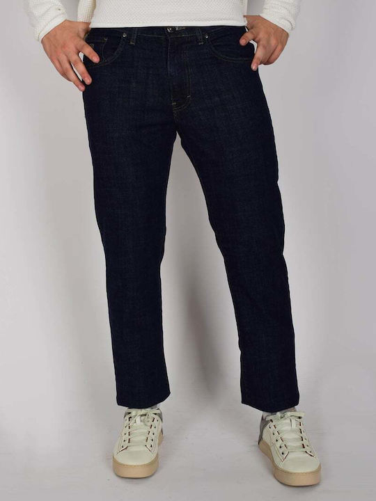 Herren Jeanshose Elastisch Blau